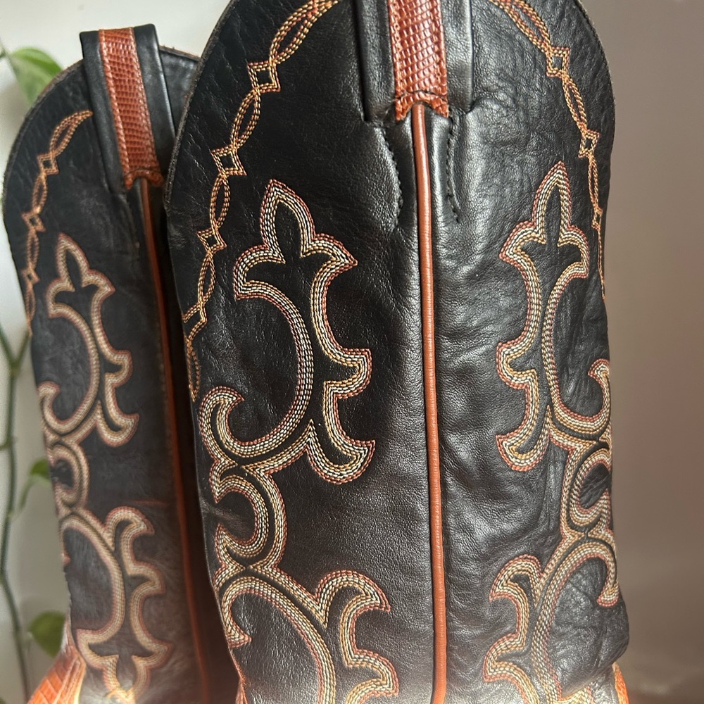 Vintage Larry Mahan Western Boots - Picture 5 of 9